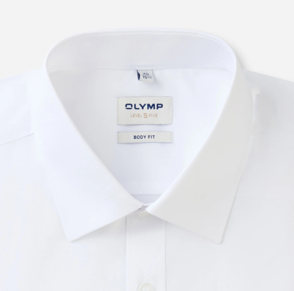 Pánska biela košeľa OLYMP body fit
