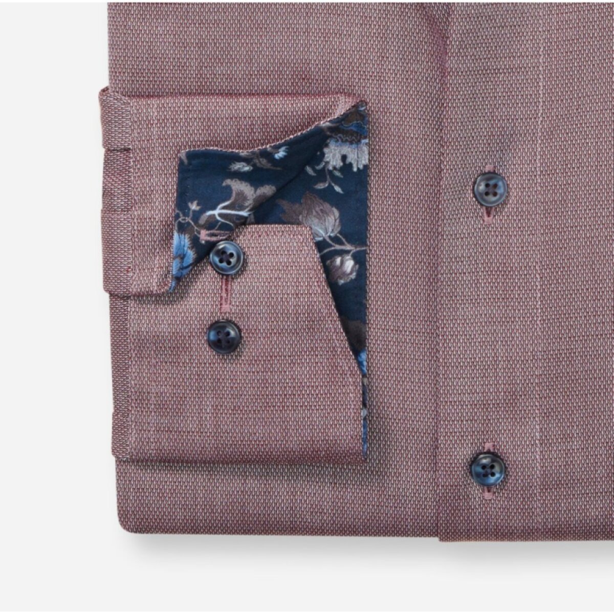 Pánska bordová košeľa s podšitím OLYMP modern fit