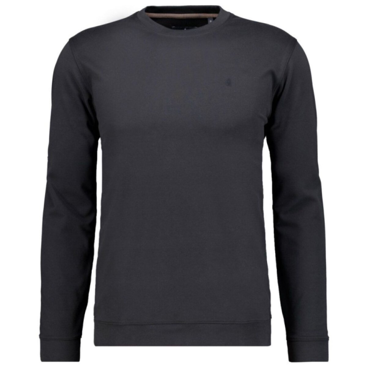 Pánske čierne soft-knit tričko RAGMAN