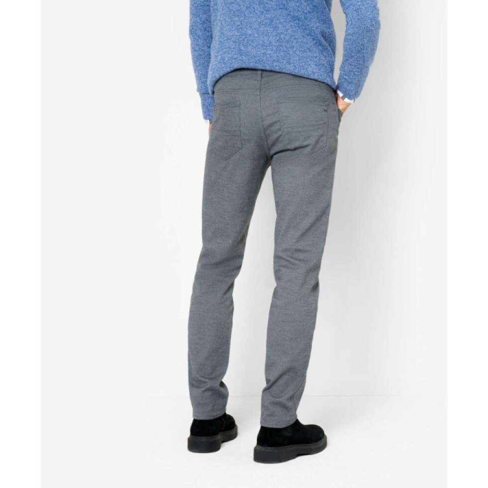 Pánske sivé nohavice wool look BRAX regular fit