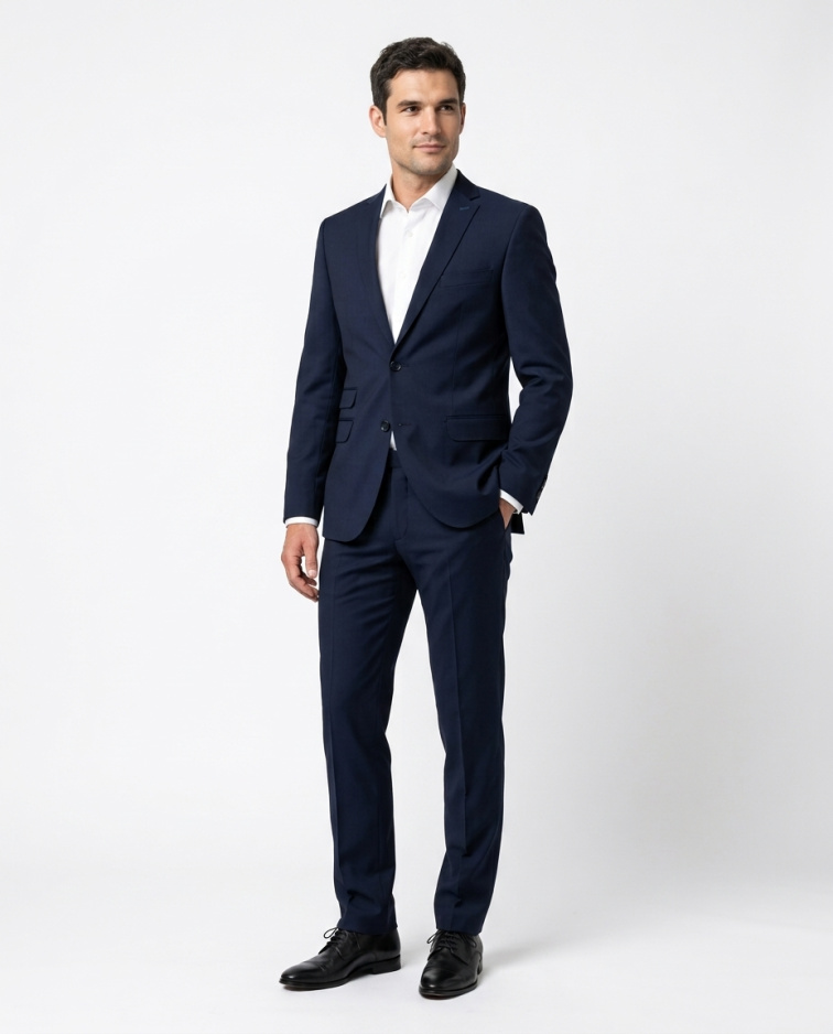 Pánsky tmavomodrý oblek CLUB OF GENTS Cliff a Cedric Slim Fit