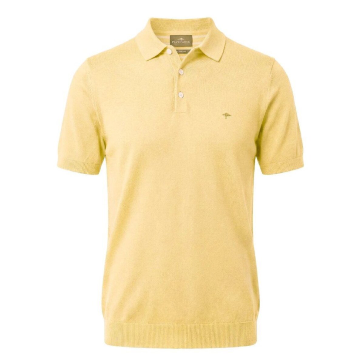 Pánska žltá Air Cotton polokošeľa FYNCH-HATTON