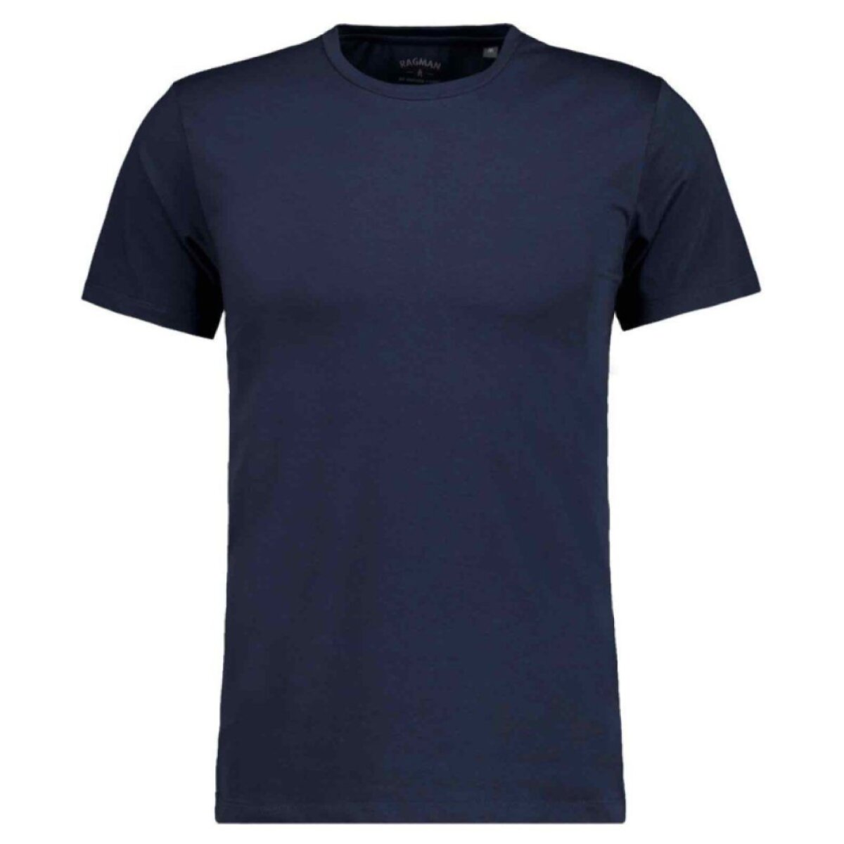 Pánske tmavomodré jersey elastické tričko RAGMAN