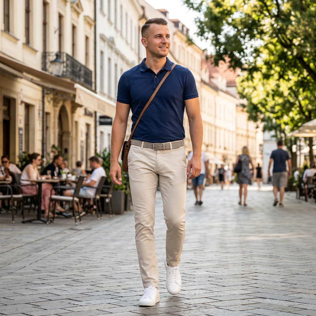 Pánske sivé ultraľahké chino nohavice ALBERTO regular fit
