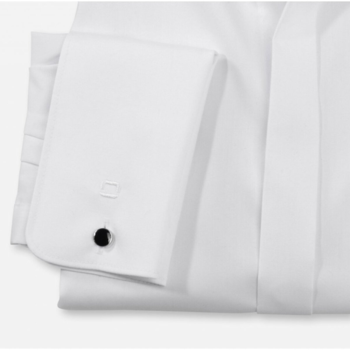 Pánska biela spoločenská košeľa s manžetou OLYMP body fit predĺžený rukáv