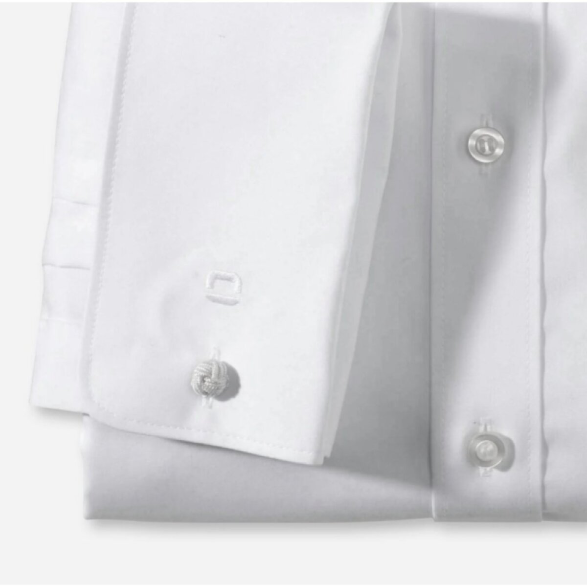 Pánska biela spoločenská košeľa Soirée OLYMP body fit predĺžený rukáv