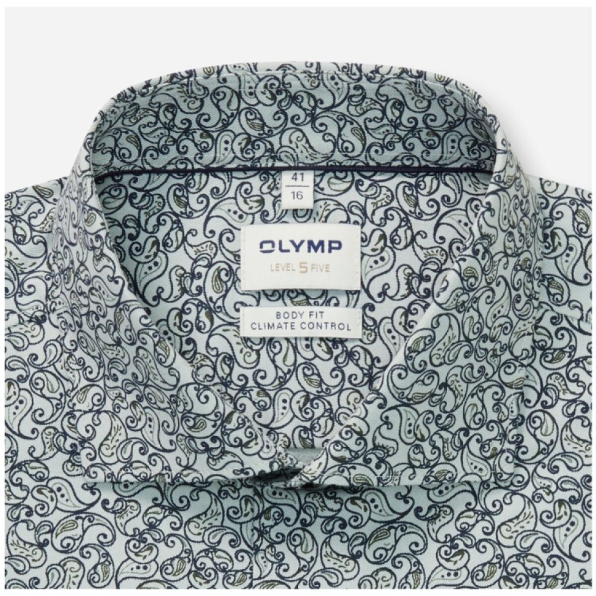 Pánska vzorovaná košeľa Climate control OLYMP body fit