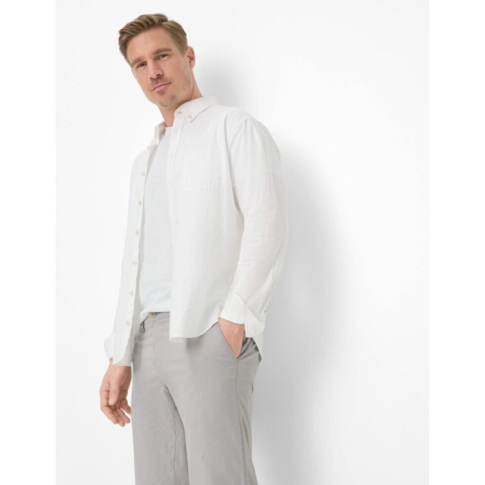Pánske sivé Hi-FLEX chino nohavice BRAX modern fit