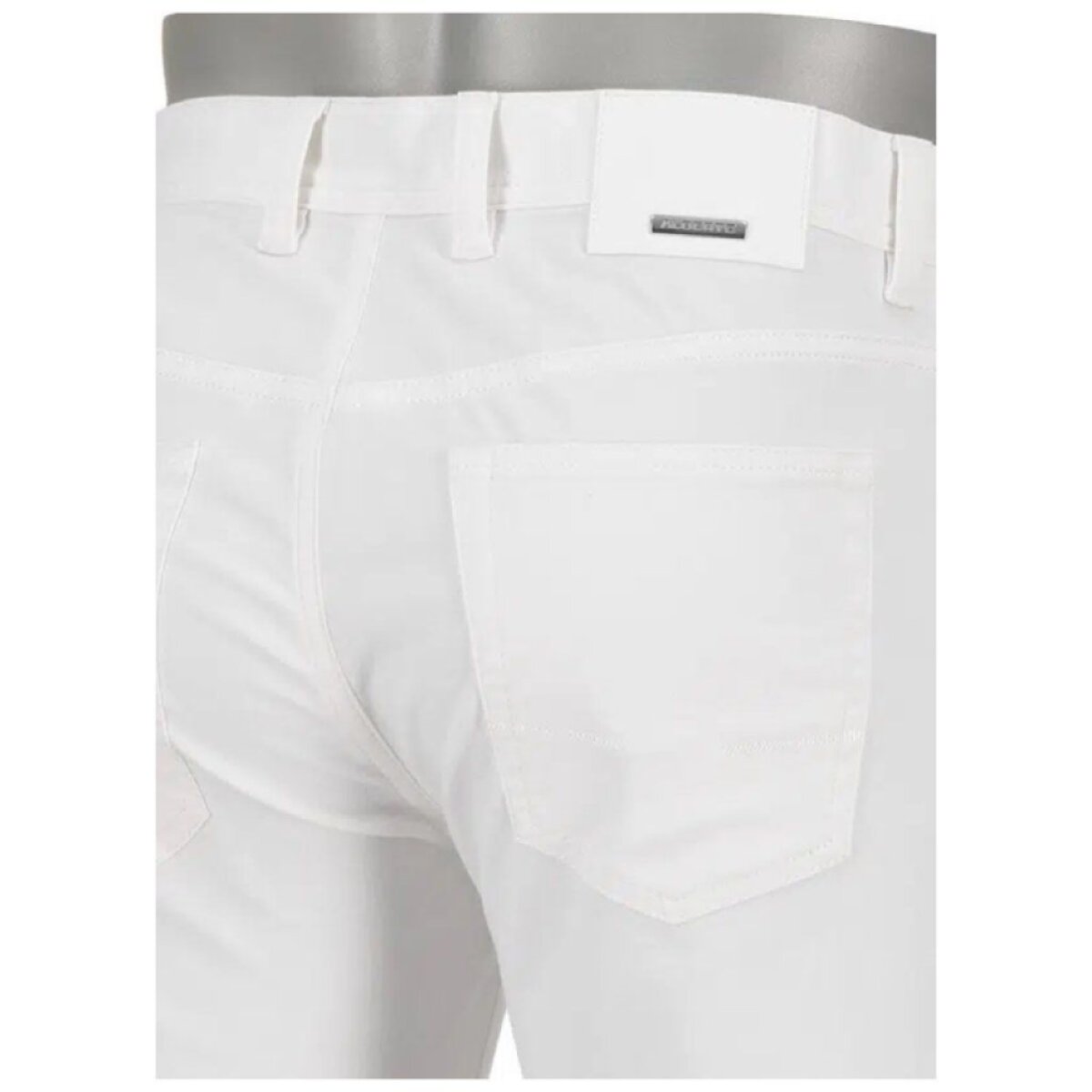 Pánske biele Super stretch COOLMAX džínsy ALBERTO regular fit