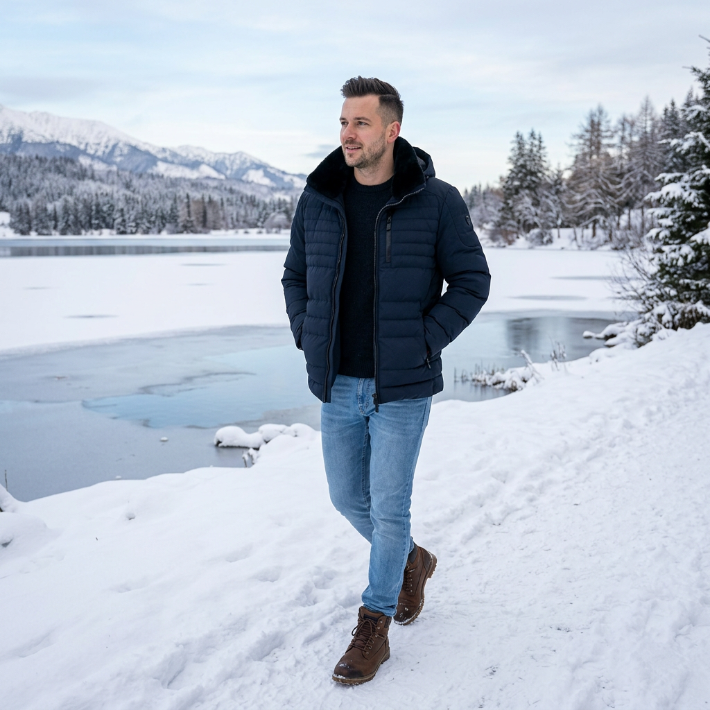 WELLENSTEYN Polar Men funkčná modrá bunda
