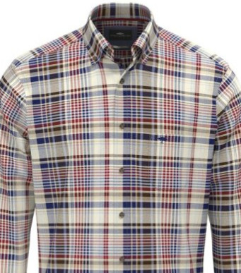 Pánska farebná flanelová košeľa FYNCH-HATTON