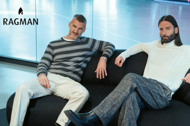 Pánska kvetovaná soft-knit košeľa RAGMAN regular fit