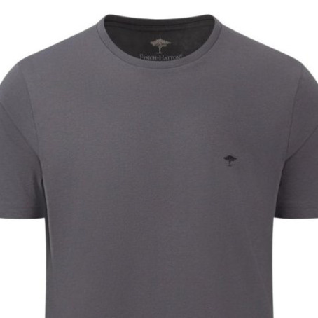 Pánske tmavosivé bavlnené tričko FYNCH-HATTON