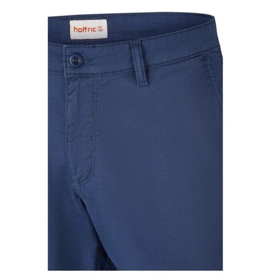 Pánske modré bavlnené Comfort- Stretch bermudy HATTRIC regular fit