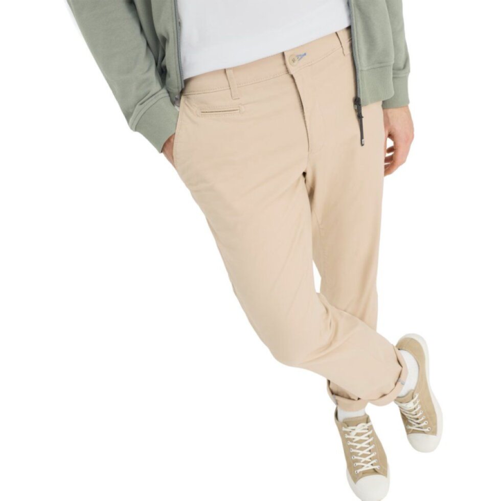 Pánske béžové Hi-FLEX chino nohavice BRAX modern fit