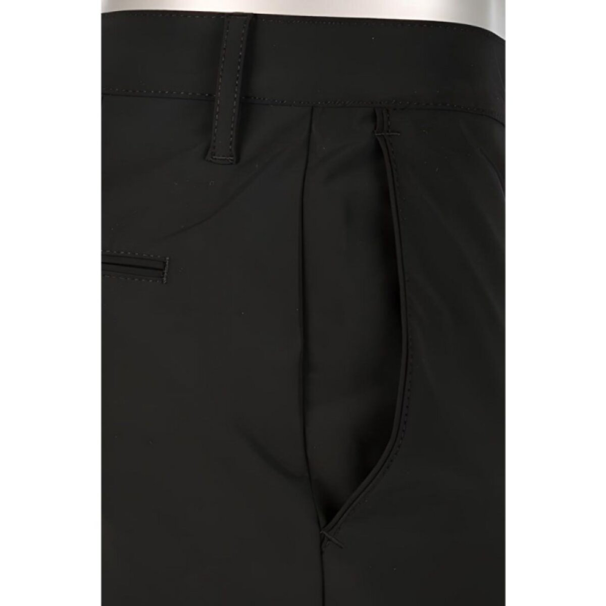 Pánske čierne funkčné chino nohavice Revolutional ALBERTO slim fit