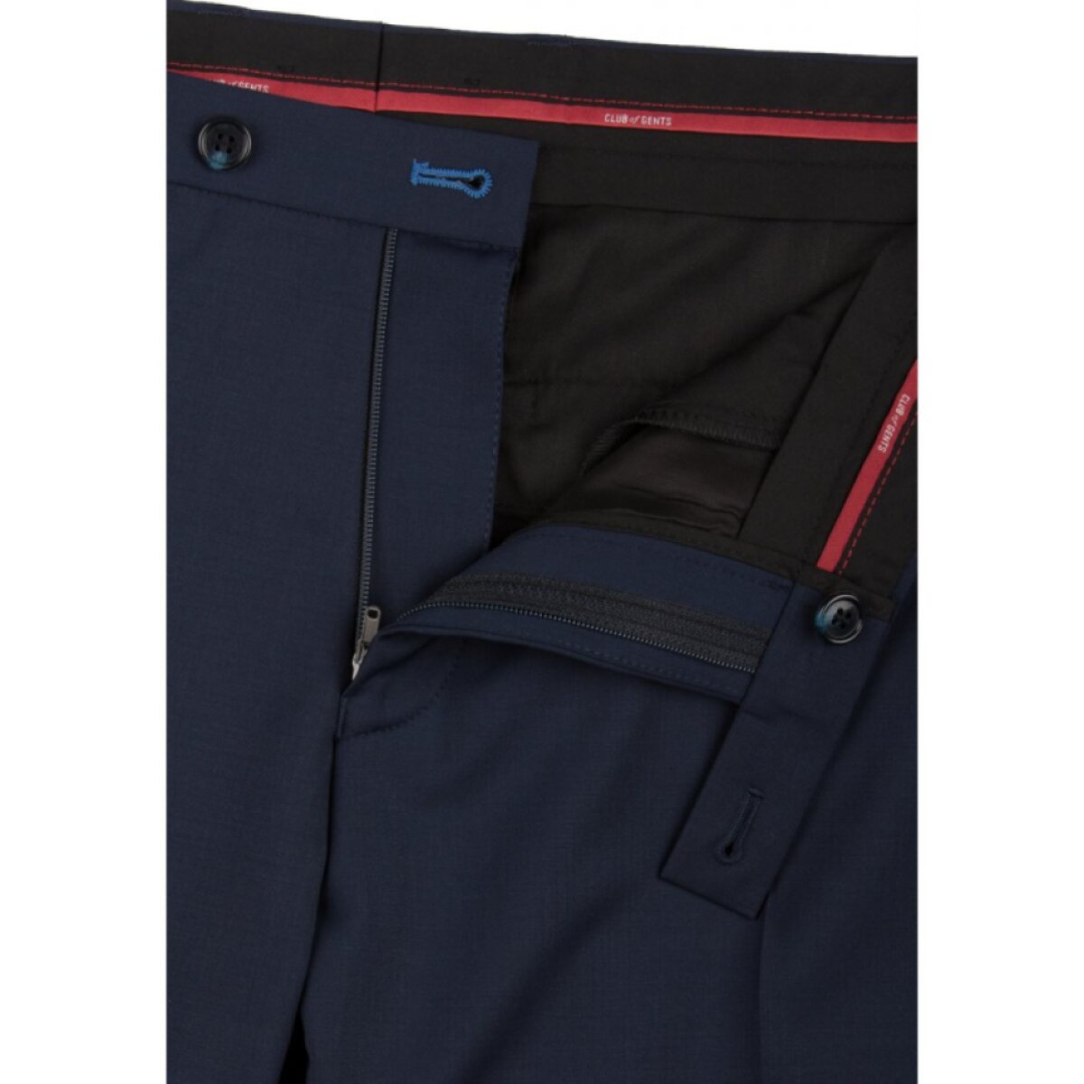 Pánske modré oblekové nohavice CLUB OF GENTS slim fit