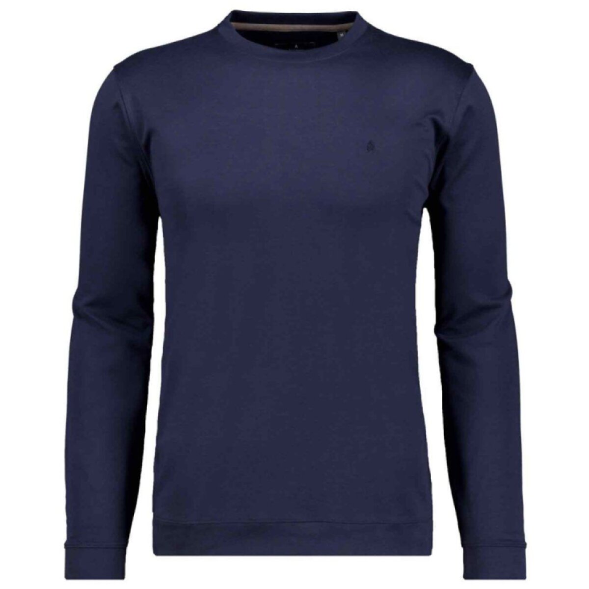 Pánske tmavomodré soft-knit tričko RAGMAN