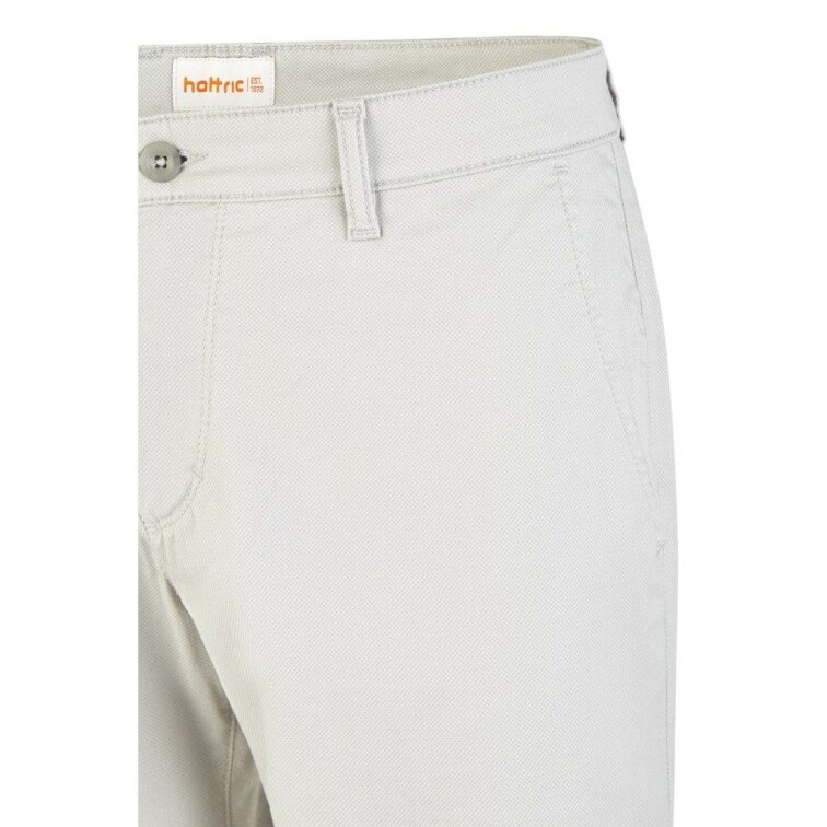 Pánske sivé bavlnené Comfort Stretch bermudy HATTRIC regular fit