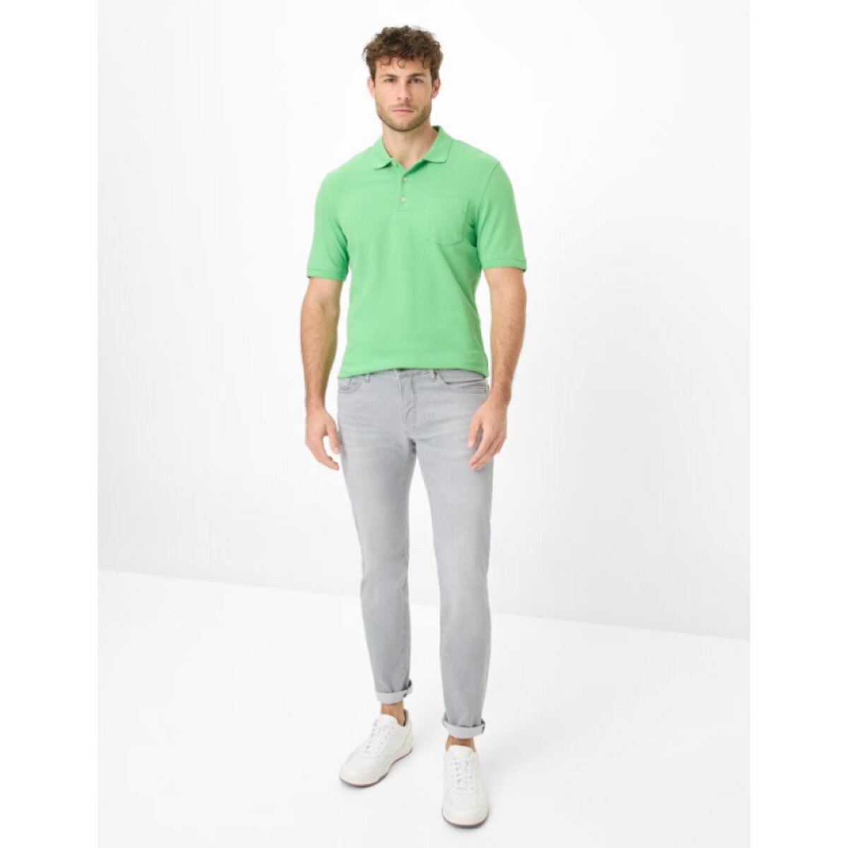 Pánske svetlosivé džínsy BRAX modern fit