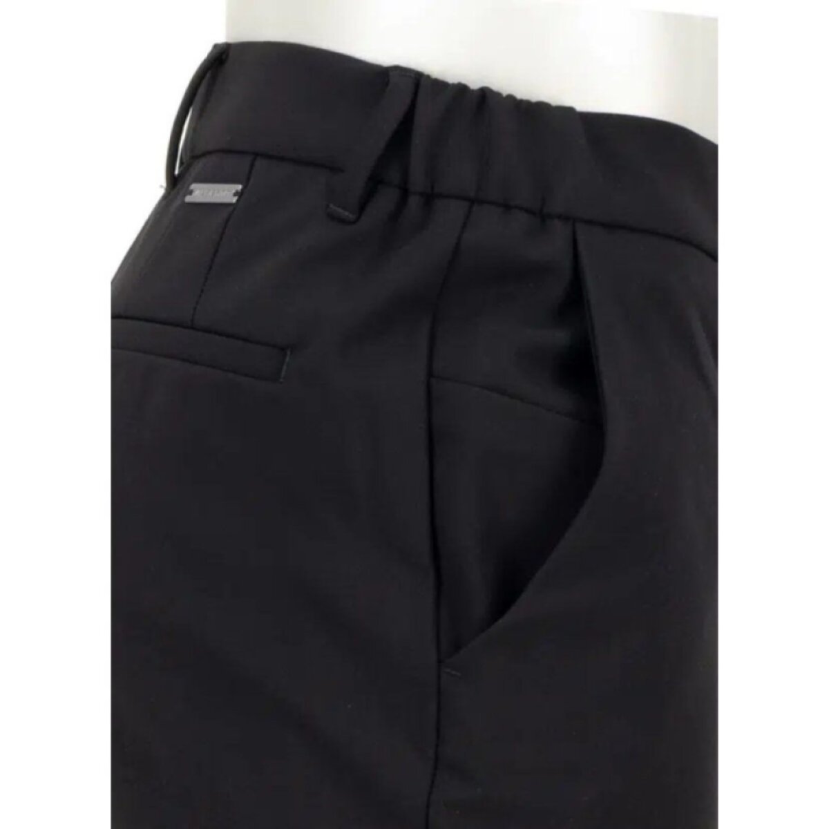 Pánske čierne funkčné Performance chino nohavice ALBERTO slim fit
