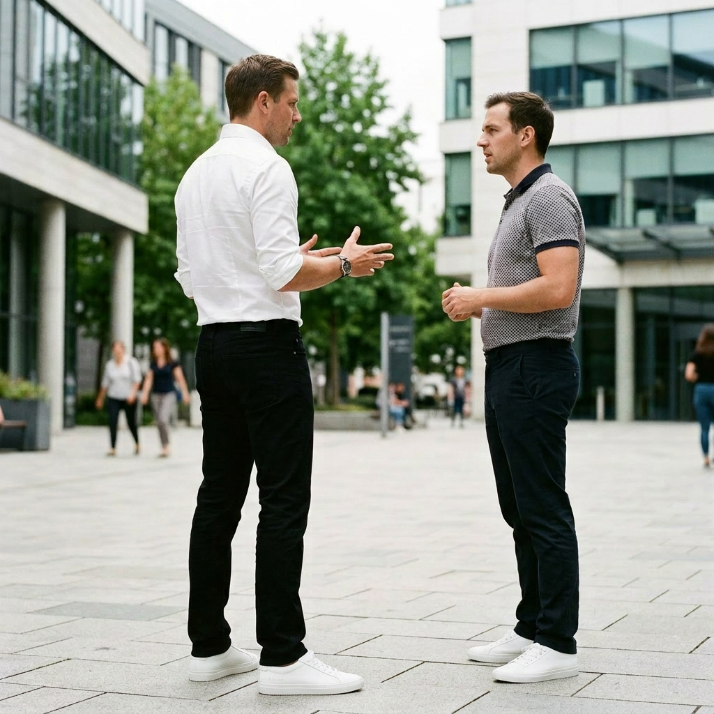 Pánske čierne Premium Business džínsy ALBERTO regular fit