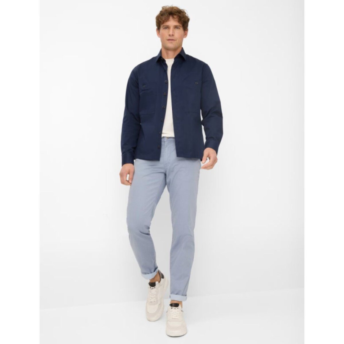 Pánske ultrlight bavlnené nohavice BRAX straight fit