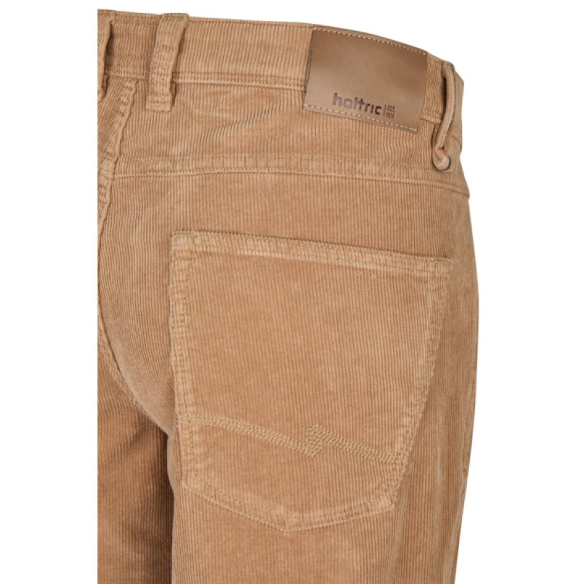 Pánske béžové menčestráky HATTRIC regular fit