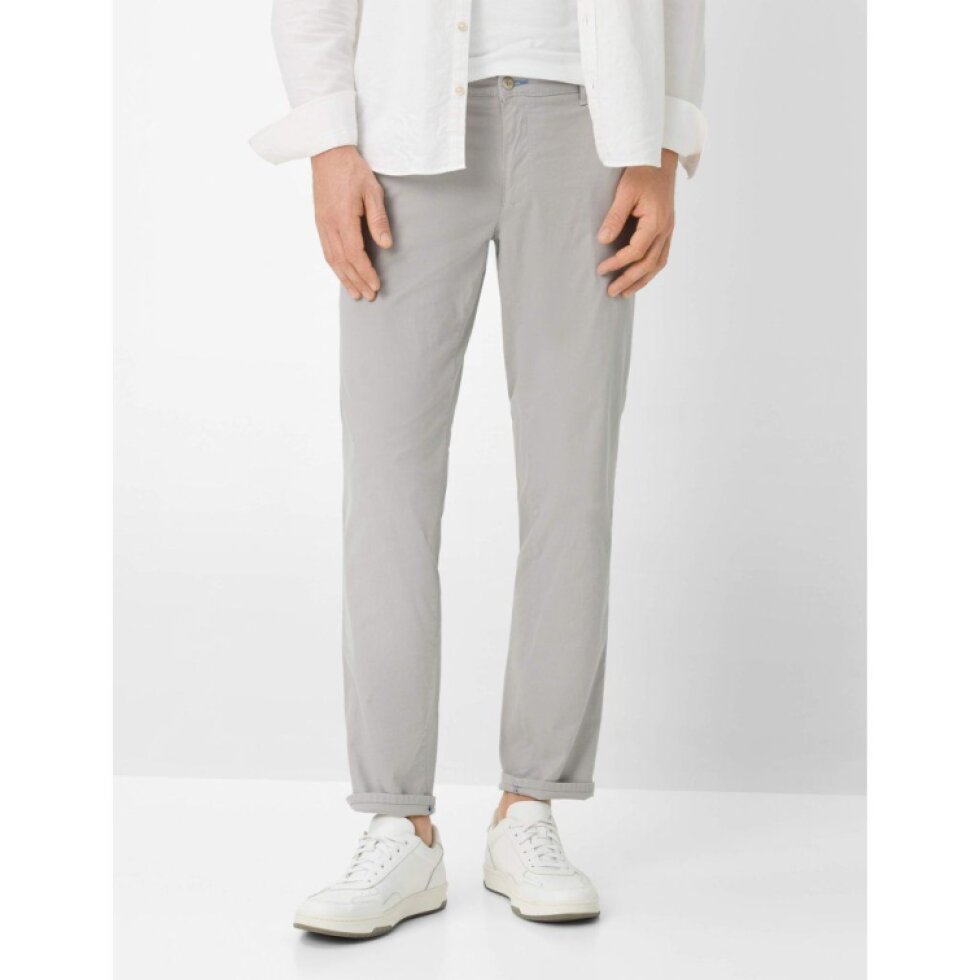 Pánske sivé Hi-FLEX chino nohavice BRAX modern fit