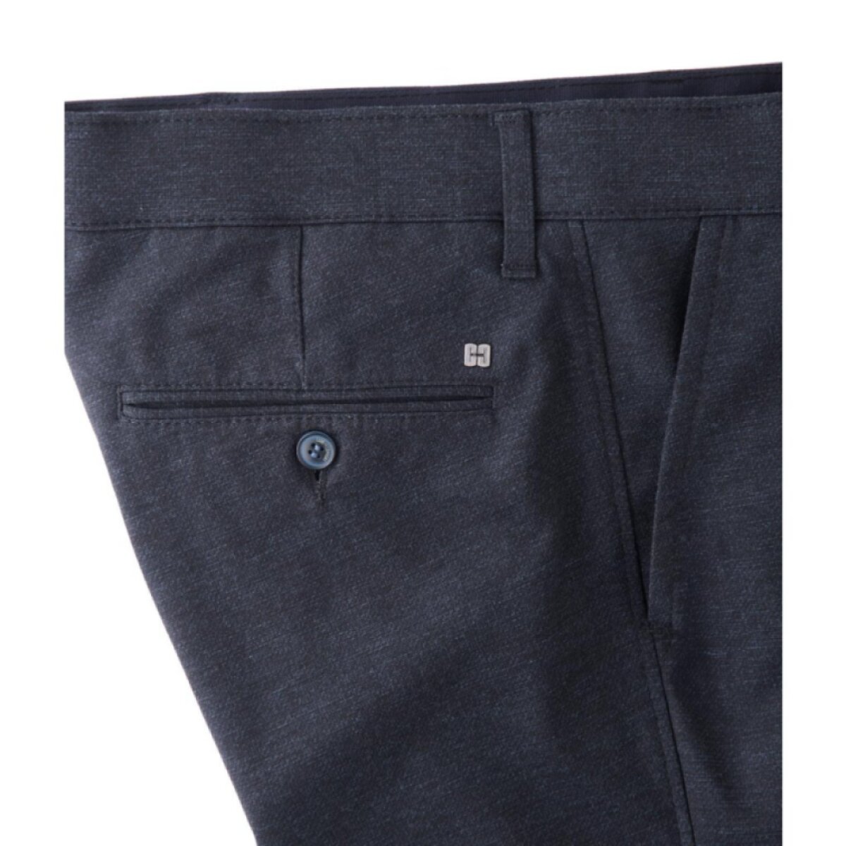 Pánske modré Flex Jersey nohavice s vlneným vzhľadom CLUB OF COMFORT