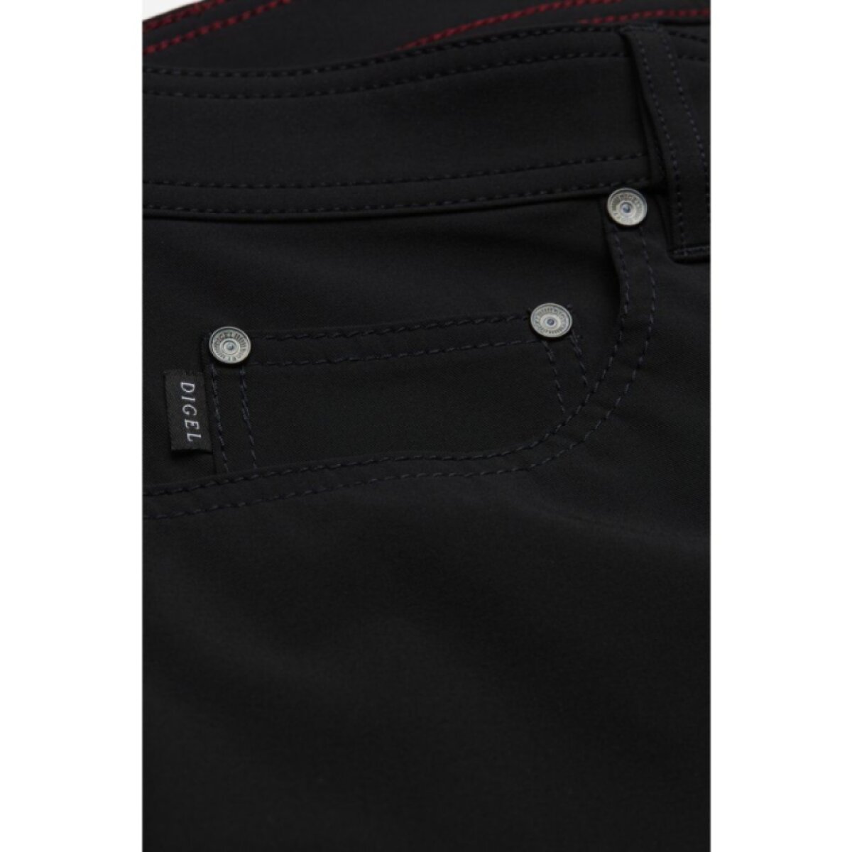 Pánske čierne elegantné nohavice DIGEL modern fit