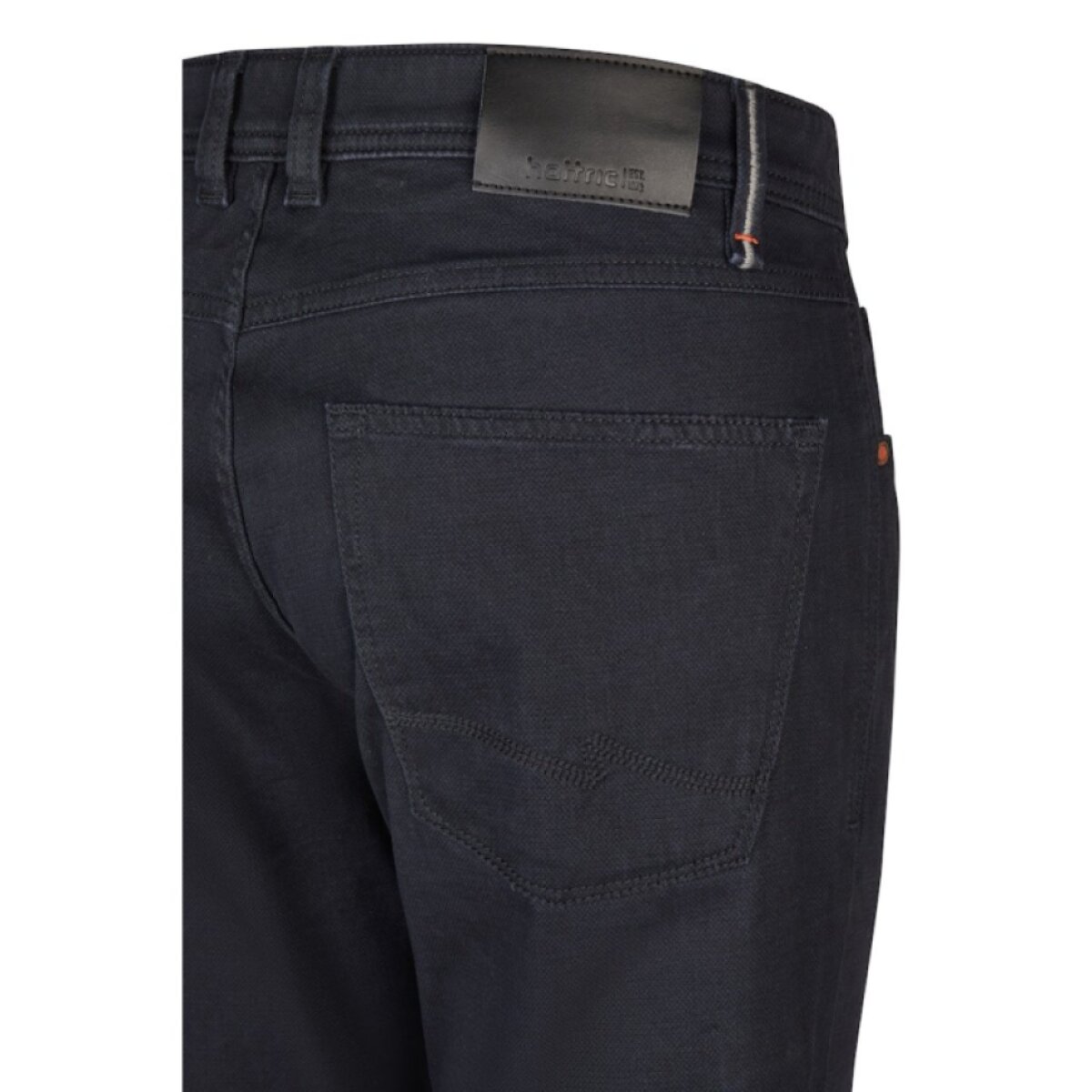 Pánske tmavomodré bavlnené nohavice woollook HATTRIC modern fit