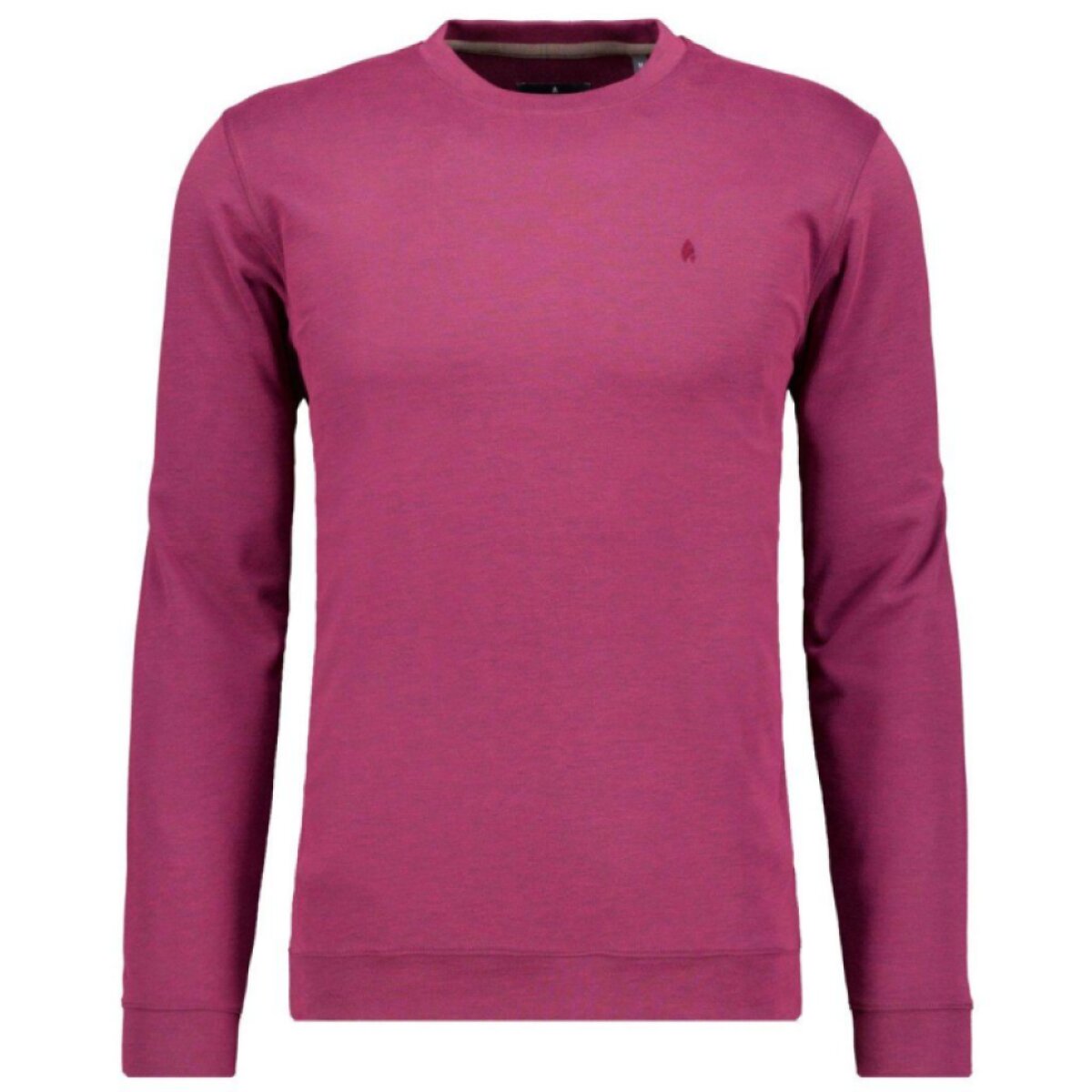 Pánske bordové soft-knit tričko RAGMAN