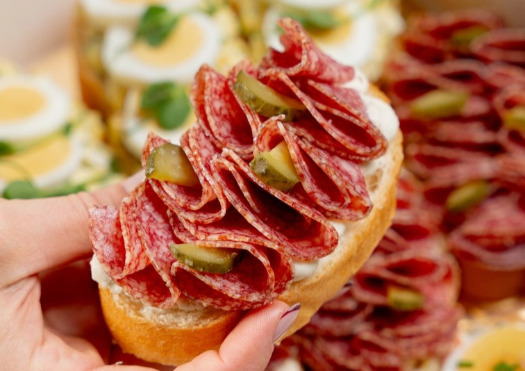 Silvestrovské chlebíčky