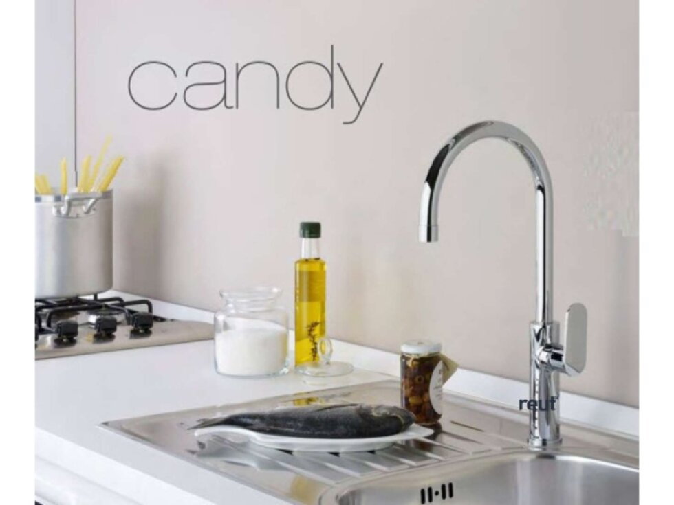 Paffoni Candy Dřezová baterie, chrom CA180CR