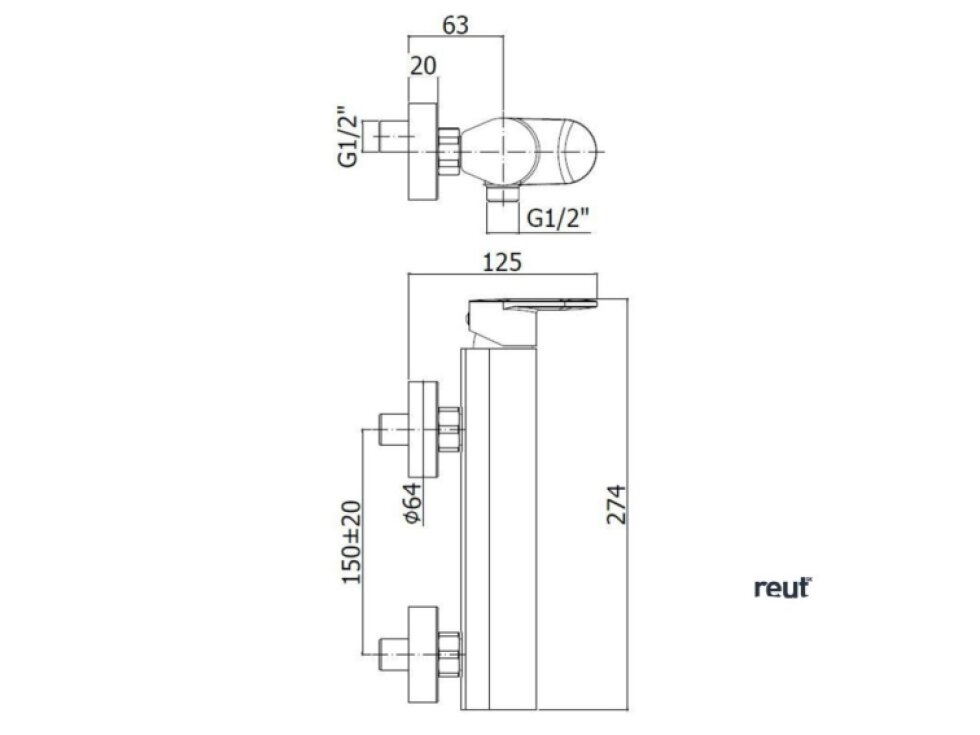 Paffoni Candy Sprchový set s baterií, chrom CA168DCR