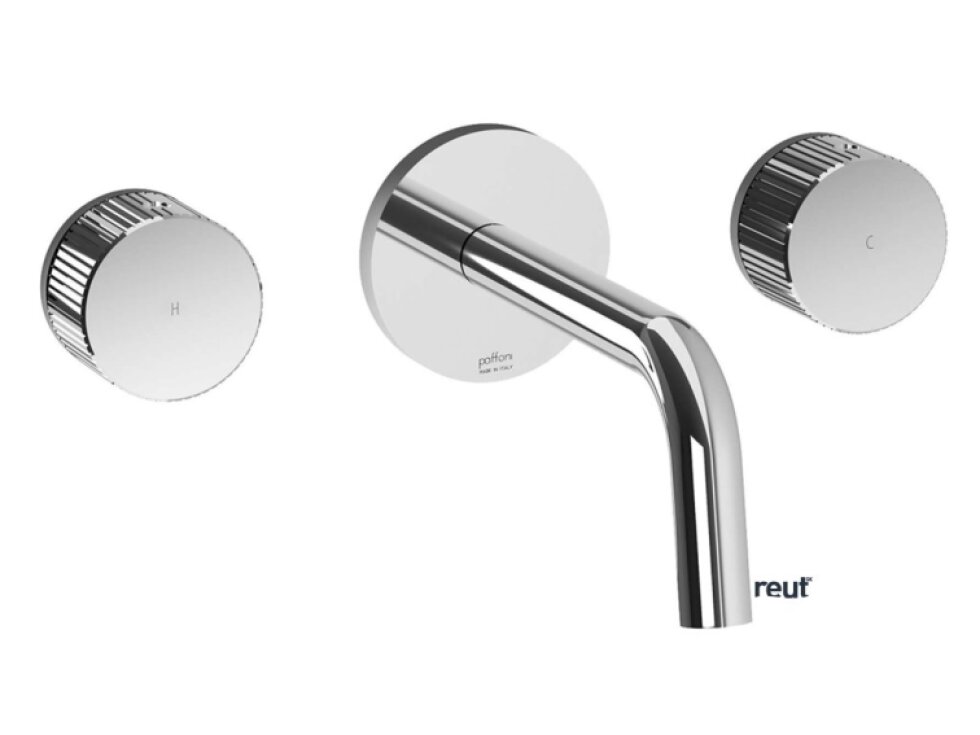 Paffoni Jo Umývadlová batéria pod omietku s telesom, 3-otvorová inštalácia, chróm JO003CR