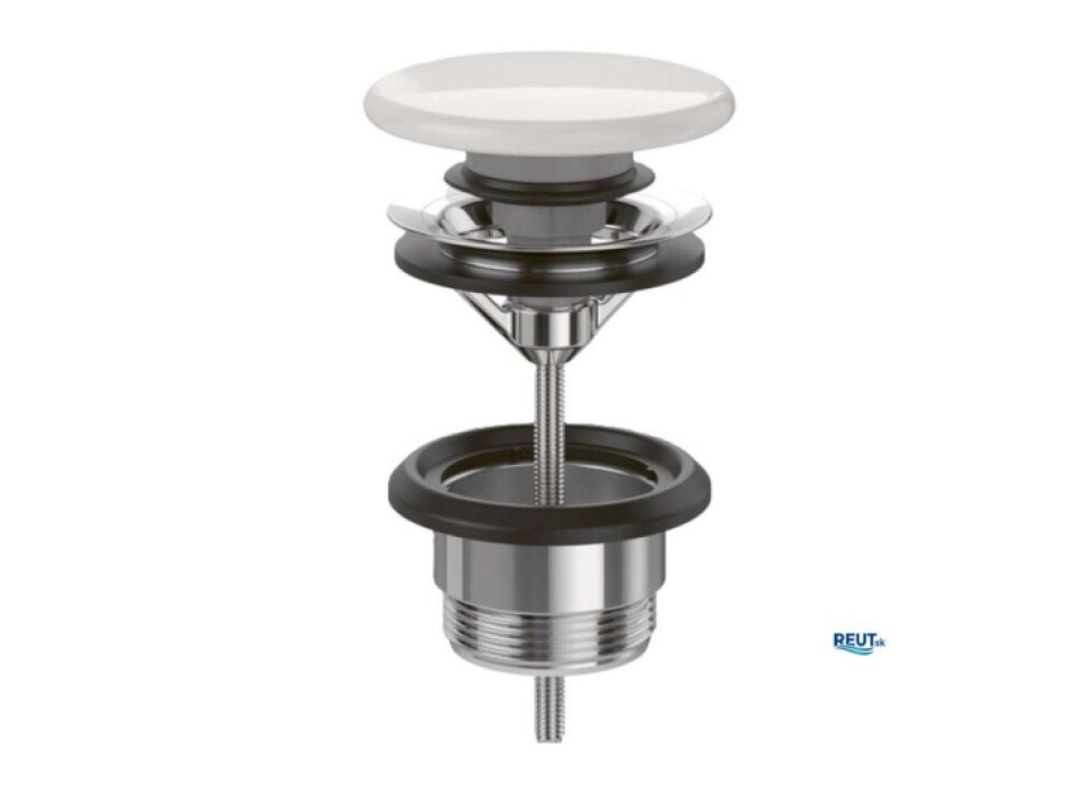 Villeroy & Boch Umývadlová výpusť, ClickClack, alpská biela 68170001