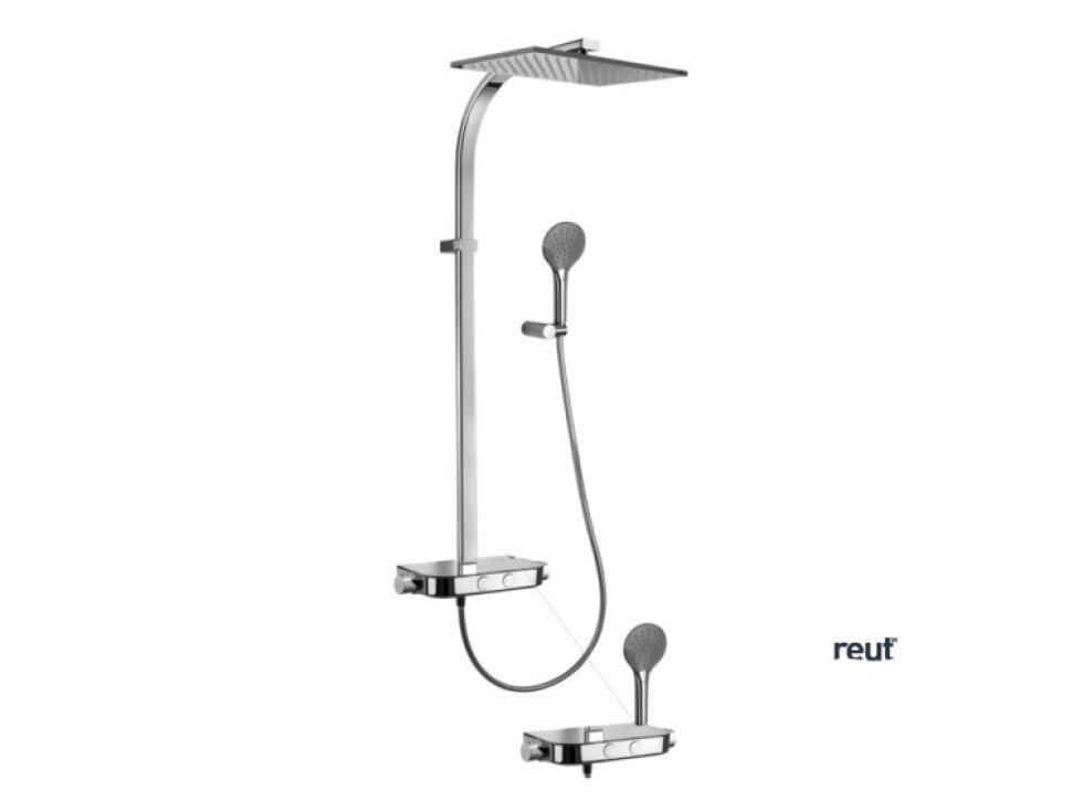 Paffoni Sprchové sety Sprchový set Moby s termostatom, 2 prúdy, chróm ZCOL668CRAG