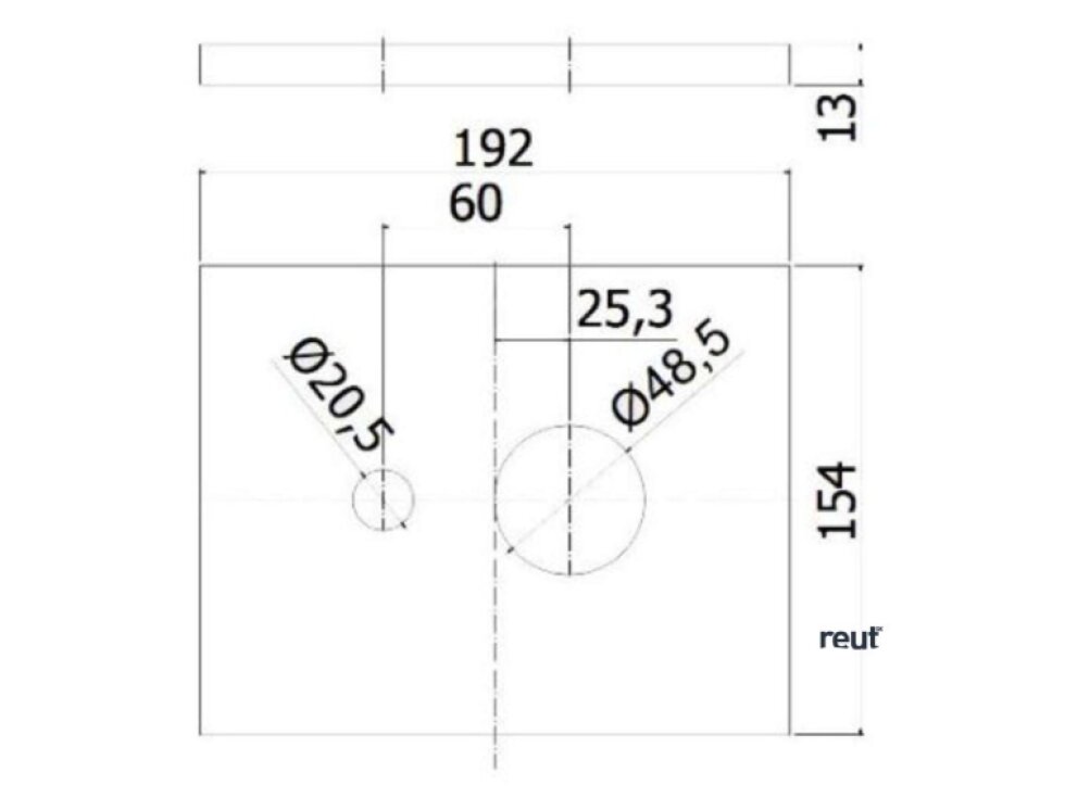 Paffoni Level Batéria pod omietku na 2 spotrebiče, chróm LESBOX015CR