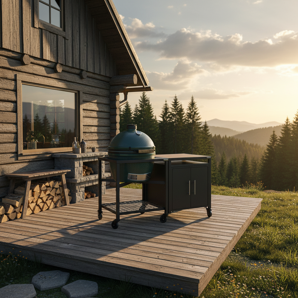 BIG GREEN EGG XLARGE ZOSTAVA MODULAR PREMIUM