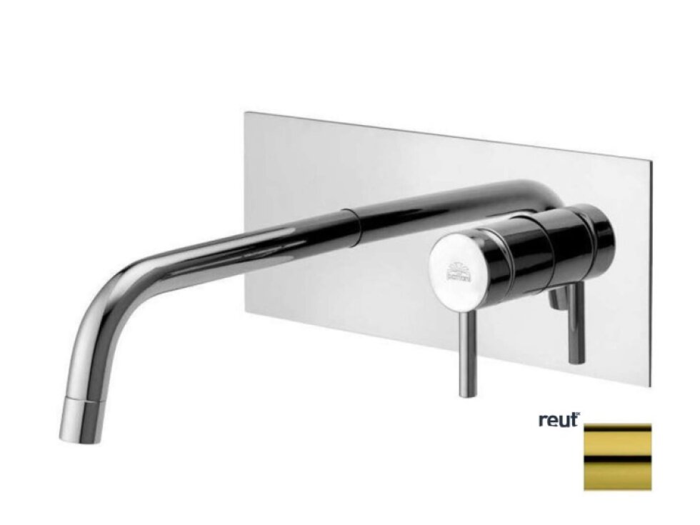 Paffoni Light Batéria pod omietku s telesom, zlatá LIG105HG