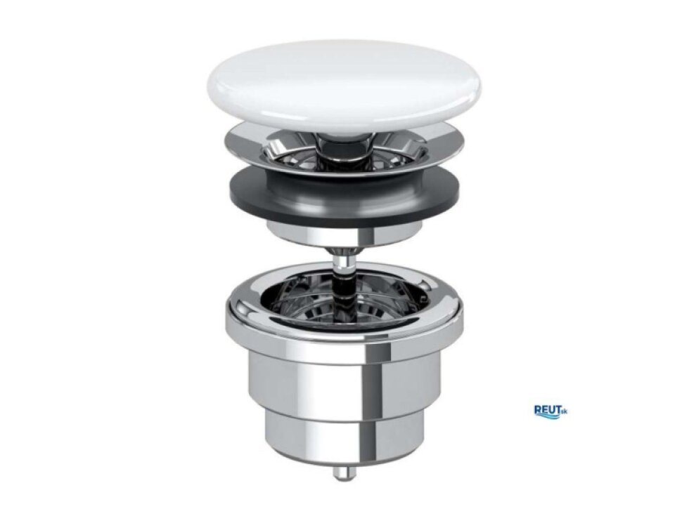 Villeroy & Boch Neuzatvárateľná výpusť, alpská biela 68350001