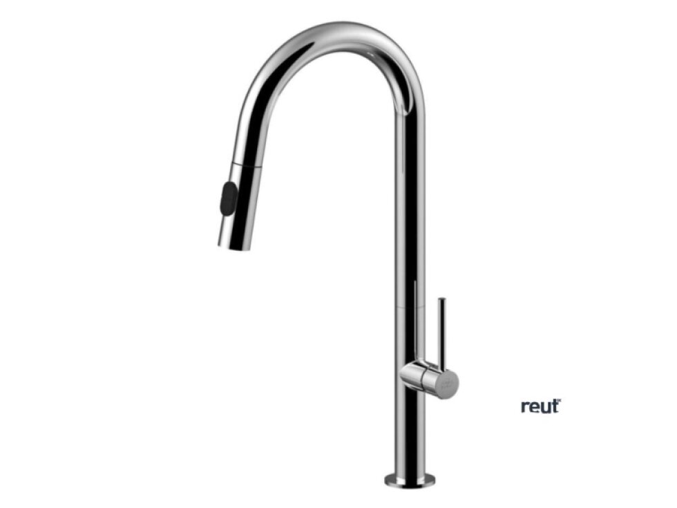 Paffoni Chef Drezová batéria s výsuvnou spŕškou, chróm CH185CR