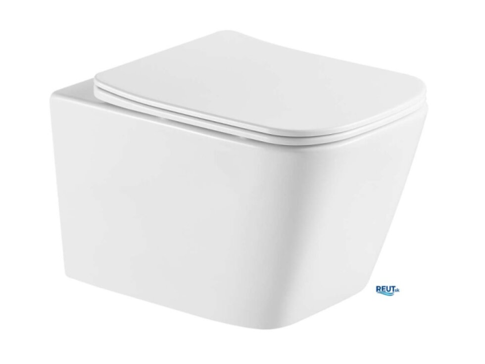 Geberit Duofix Set predstenovej inštalácie, klozetu Arkas I a dosky softclose, tlačidlo Sigma50, chróm/alpská biela SANI11CA31144