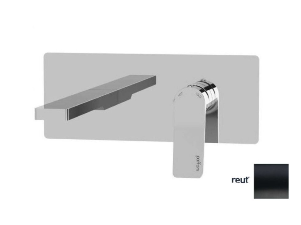 Paffoni Tilt Umývadlová batéria pod omietku s telesom, matná čierna TI106NO