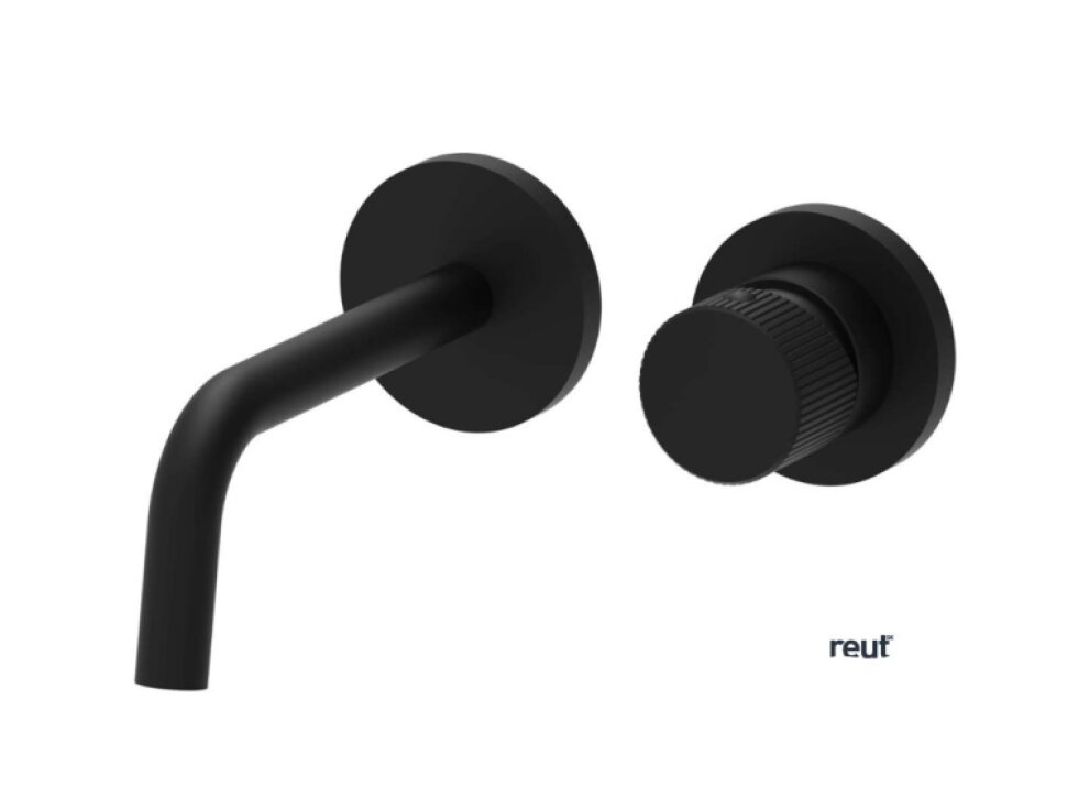 Paffoni Jo Umývadlová batéria pod omietku, s telesom, 2-otvorová inštalácia, matná čierna JO105NO70