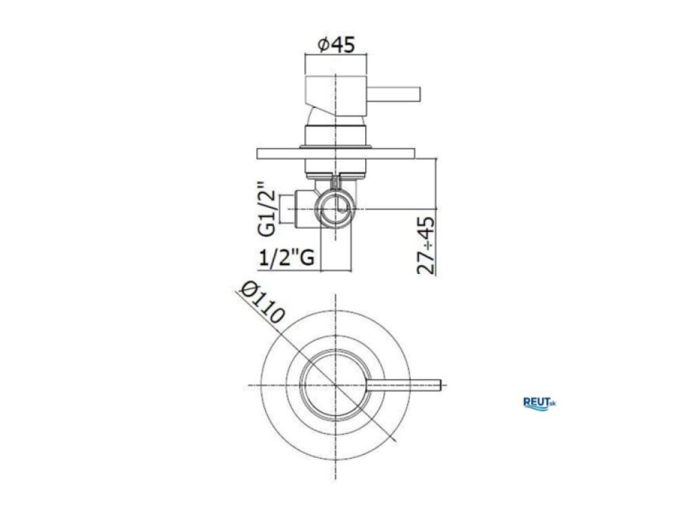 Paffoni Light Sprchová batéria pod omietku s telesom, čierny mat LIG011NO