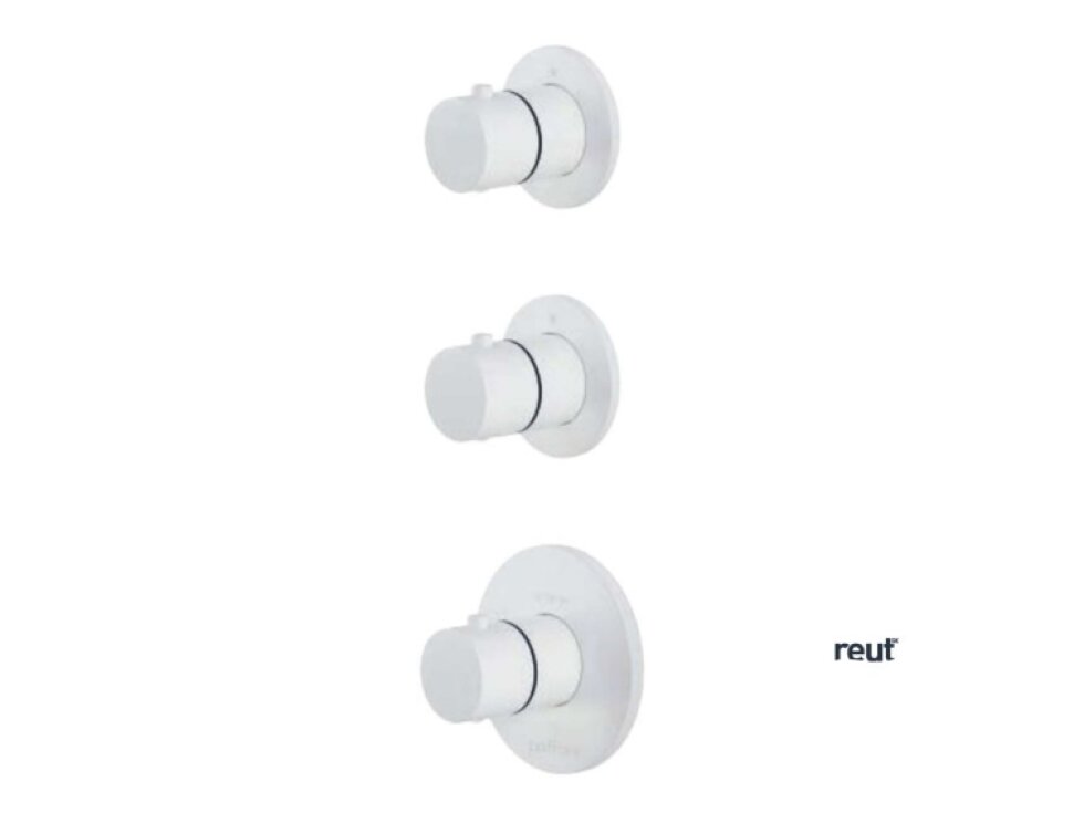 Paffoni Modular Box Termostatická batéria pod omietku, na 2 spotrebiče, matná biela MDE018BO