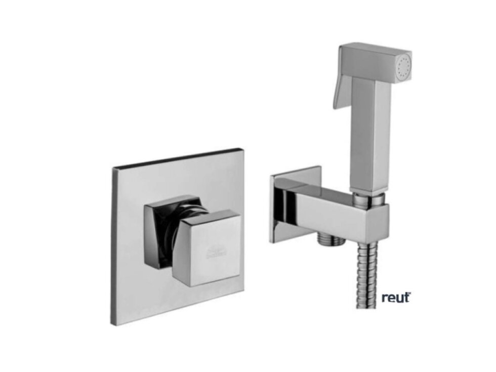 Paffoni Bidet Kit Bidetová batéria pod omietku, so spŕškou a telesom, chróm KITDUP112CR